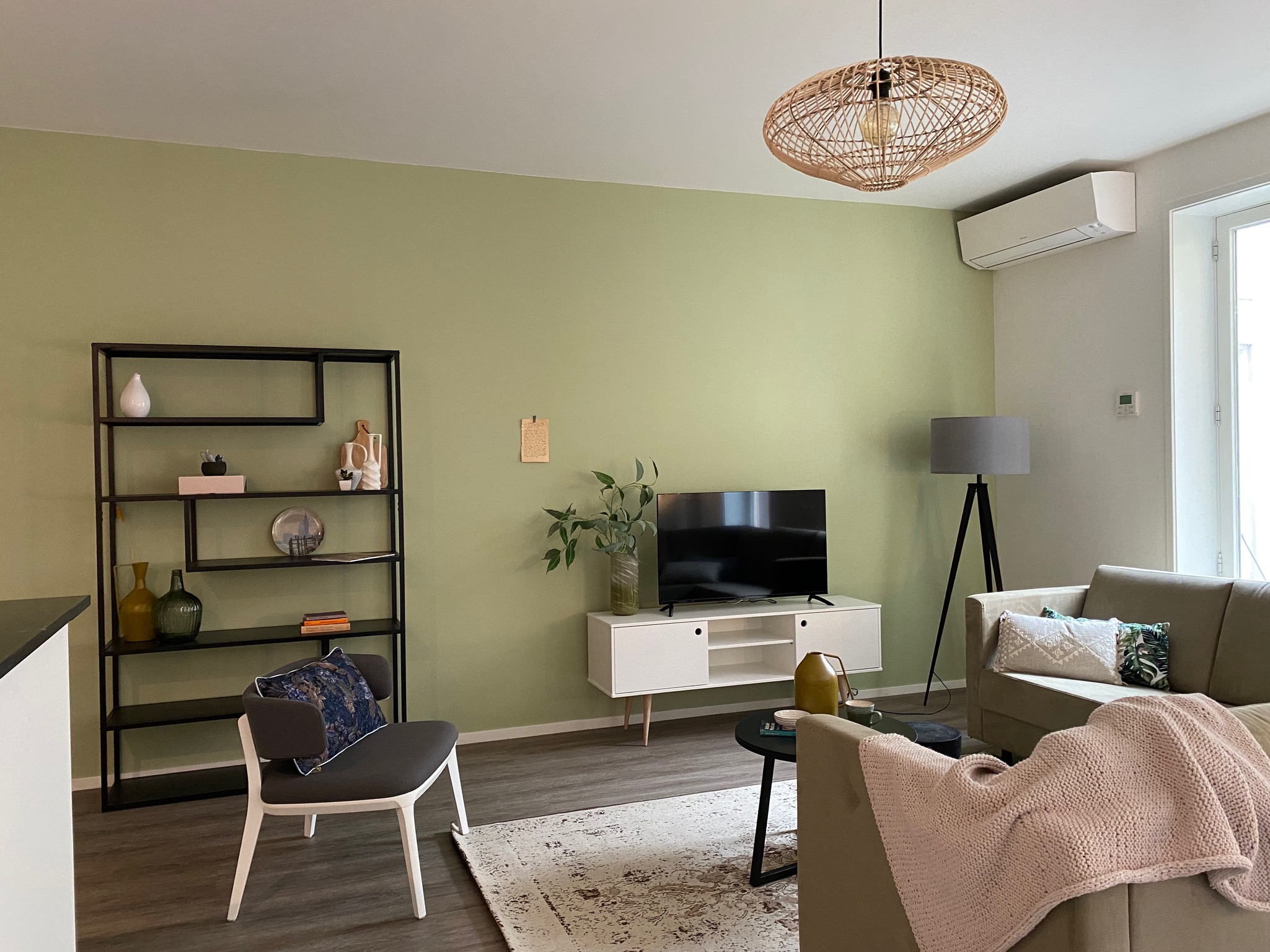 Furnished living room at Nieuwe Boteringestraat