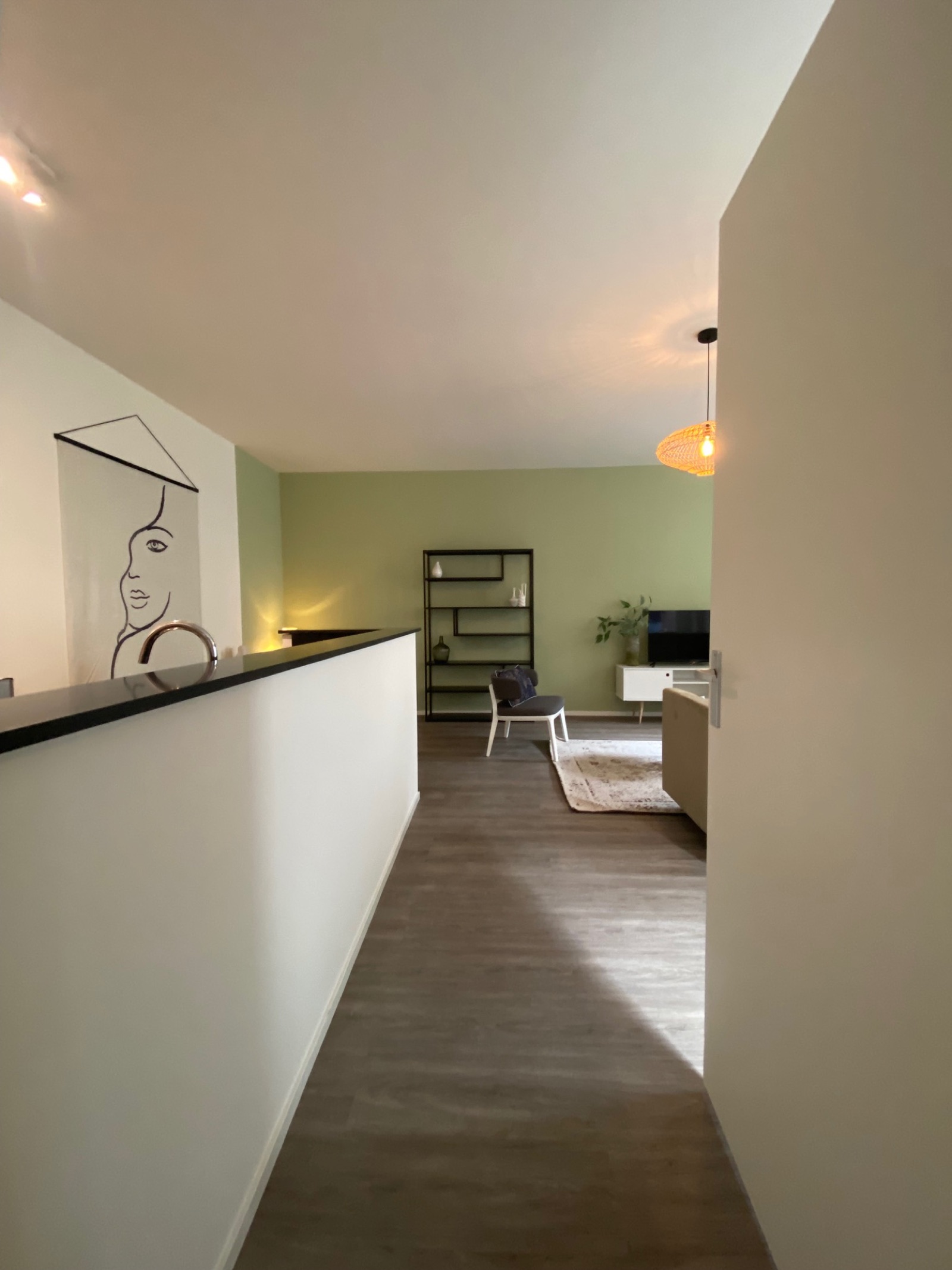 Gemeubileerd interieur van Nieuwe Boteringestraat 23-B in Groningen 23