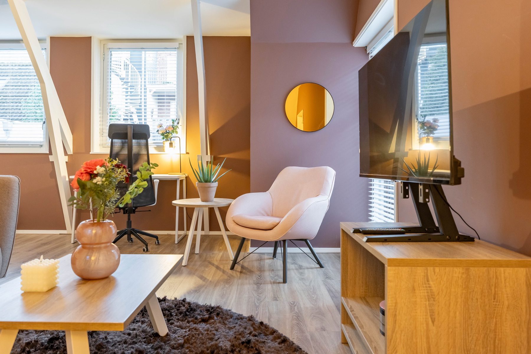 Furnished interior of Nieuwe Boteringestraat 23-F in Groningen